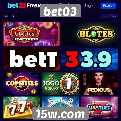 Comparativo de jogos populares no Bet03